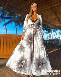 Weißer böser Blick