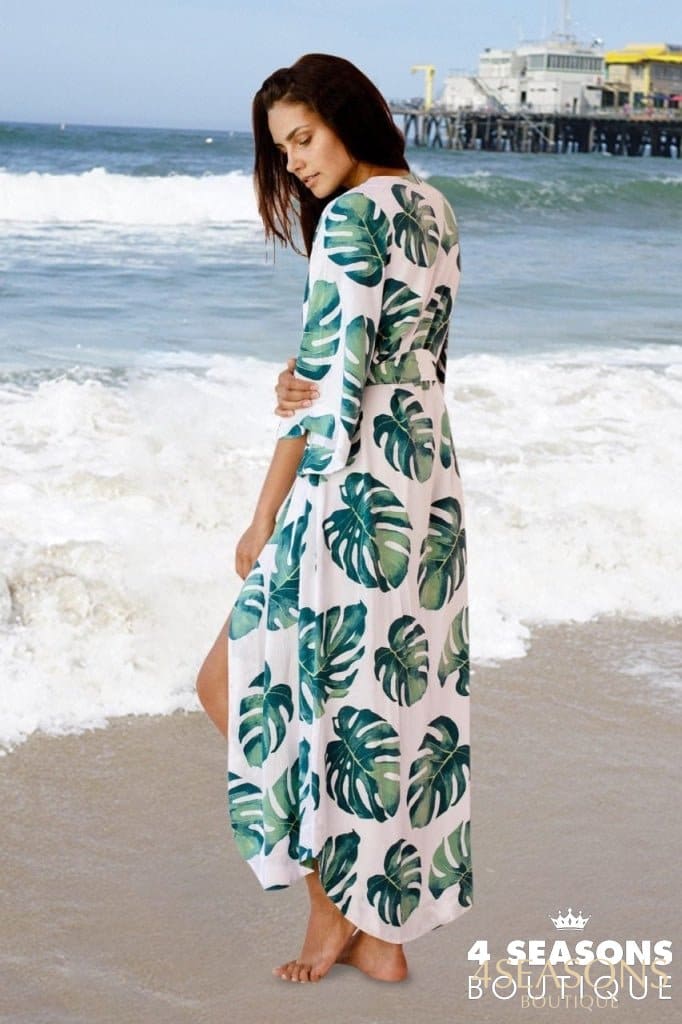 Saída de Praia Leaf - 4 Seasons Boutique