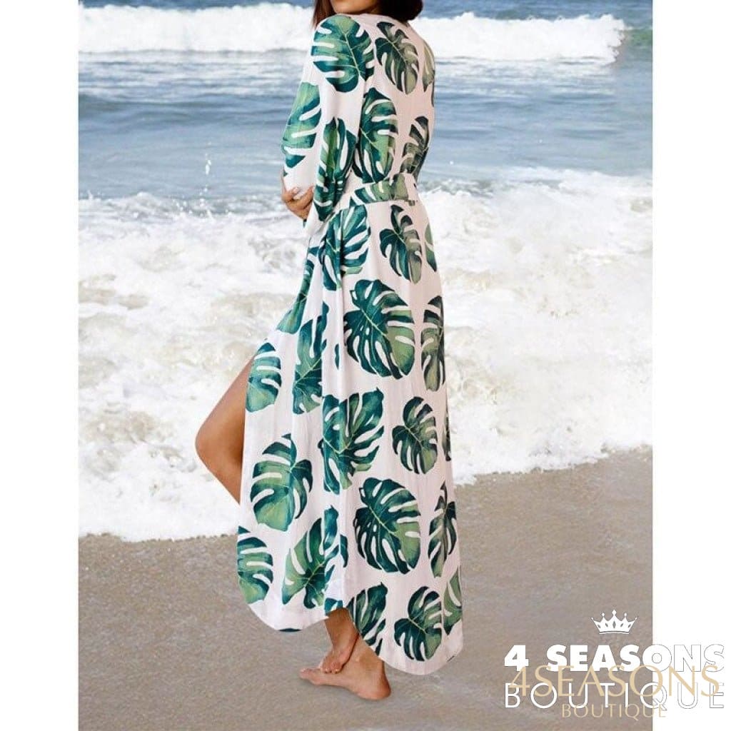 Saída de Praia Leaf - 4 Seasons Boutique