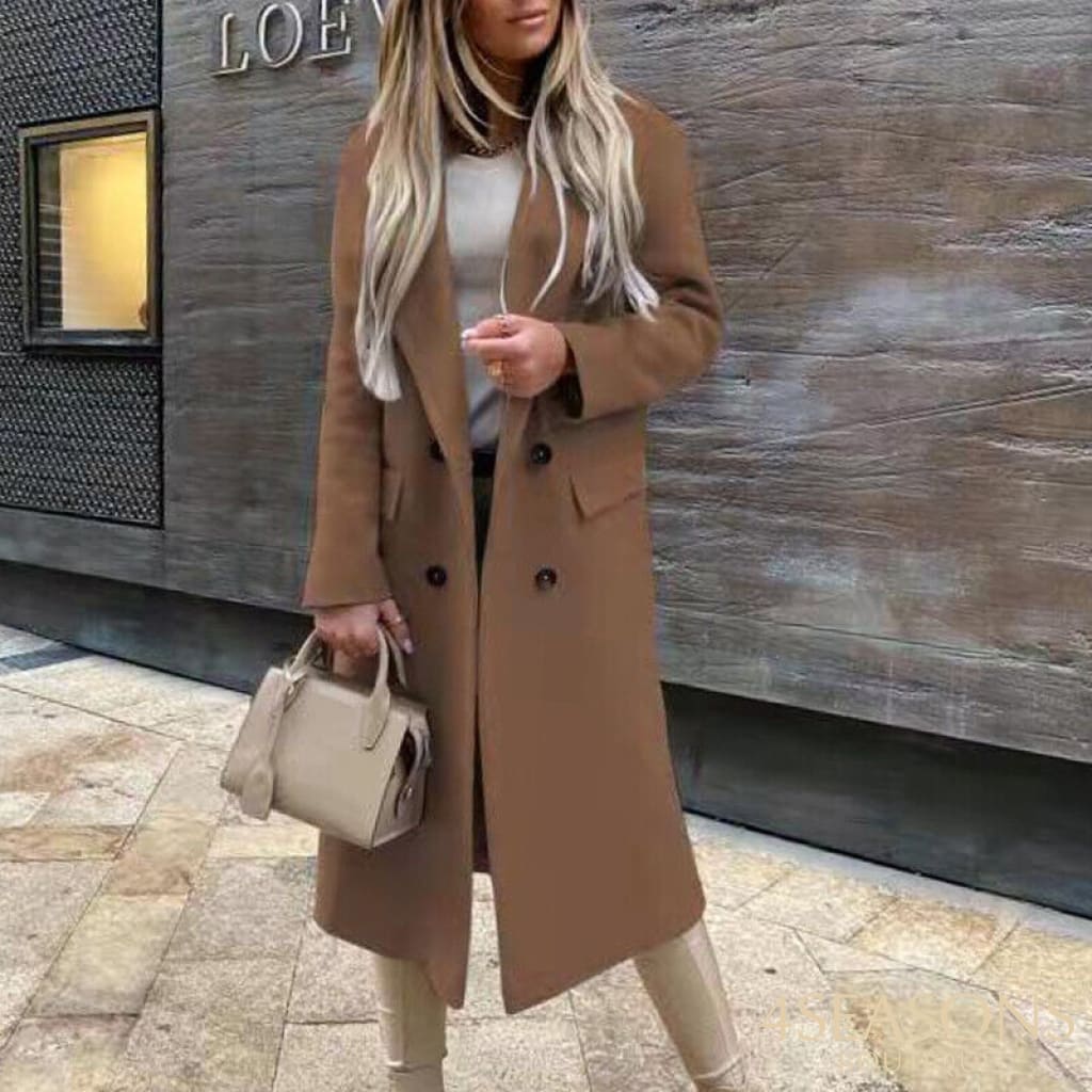 Sobretudo Priscila Khaki Escuro / Ggg