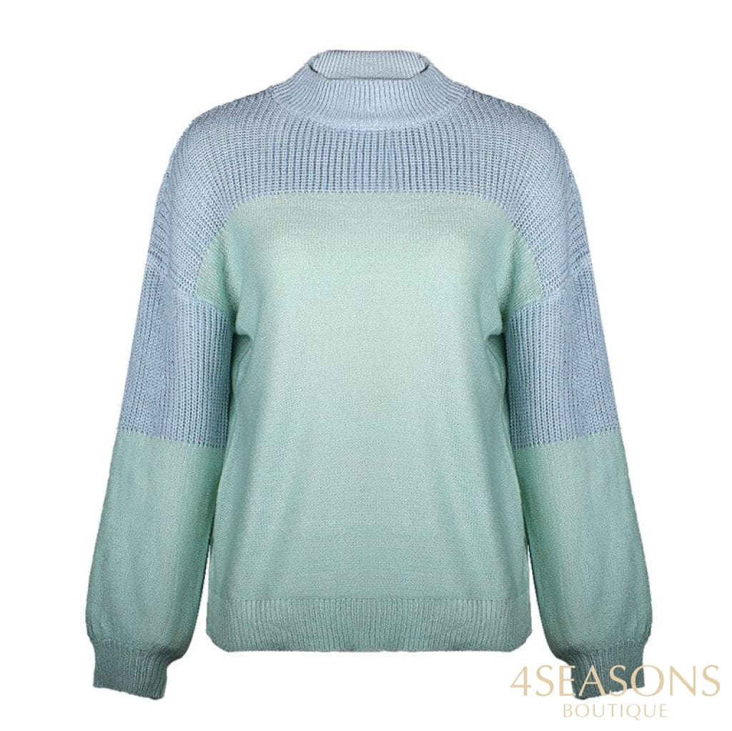 2020 Autumn And Winter Hot Sale New Long-Sleeved Sweater Solid Color Casual Loose Turtleneck