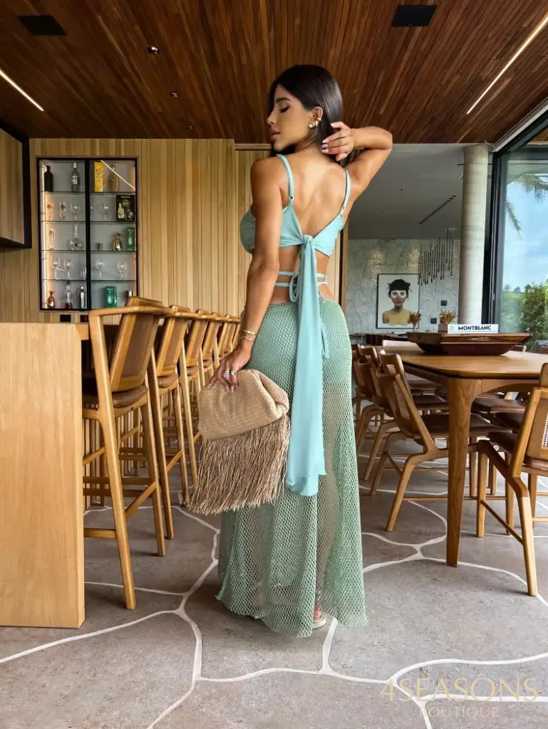 New Sexy Solid Women Dress V Neck Sleeveless High Cut Naked Waist Long Dress Fashion Evening Party Dress