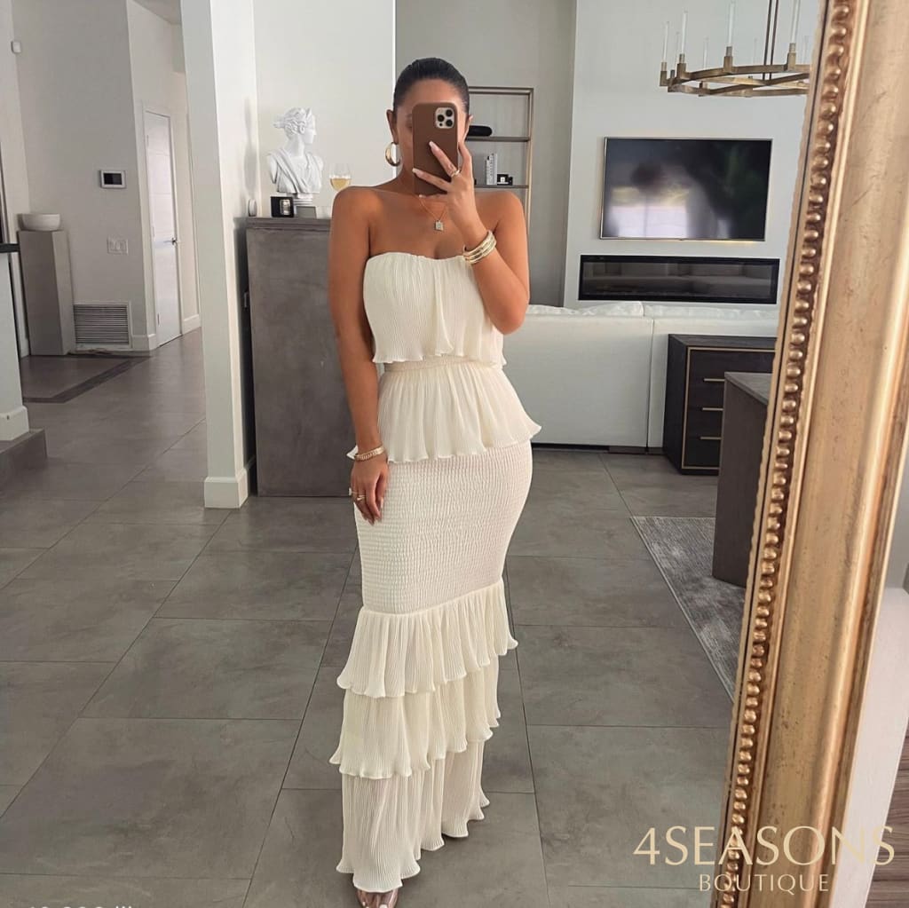 Vestido Alabama Branco Gelo / P