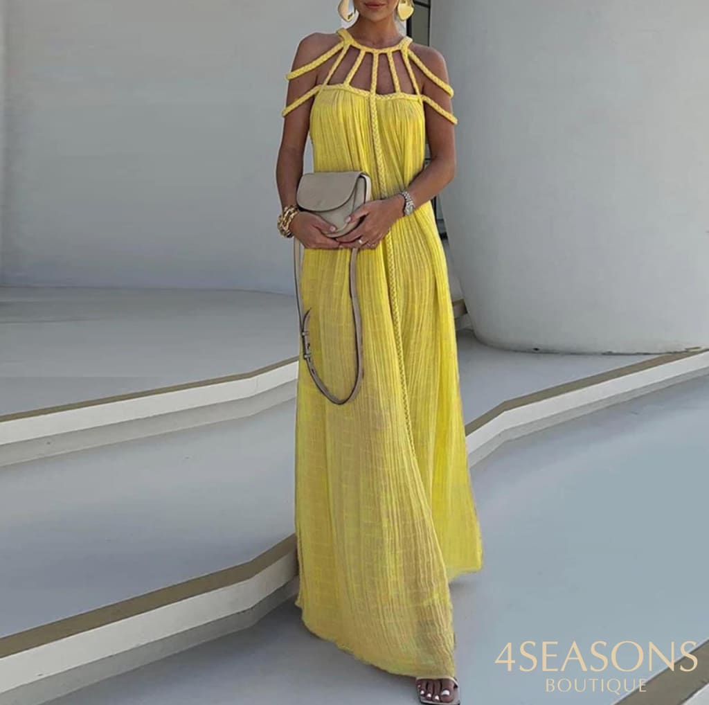 Vestido Carle Amarelo / Único (P-Gg)