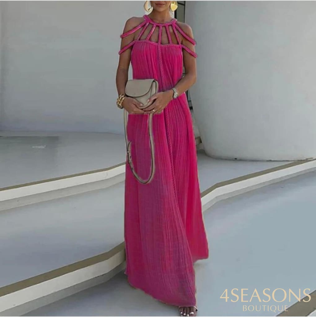 Vestido Carle Rosa / Único (P-Gg)