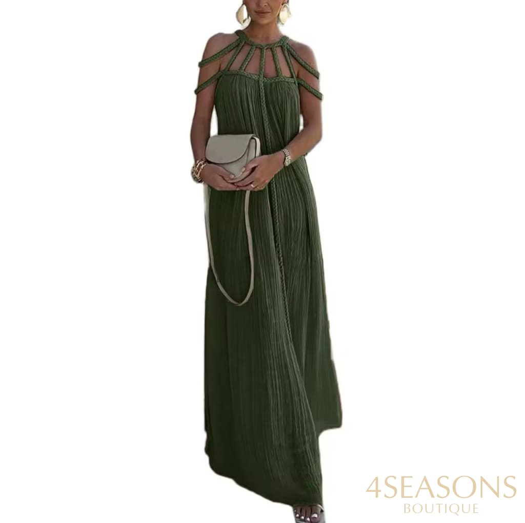 Vestido Carle Verde Militar / Único (P-Gg)