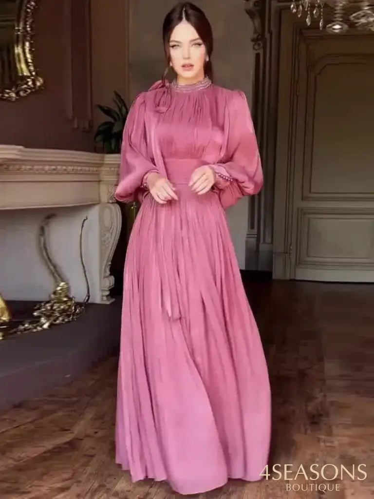 Vestido Khalifa Rosa Escuro / P