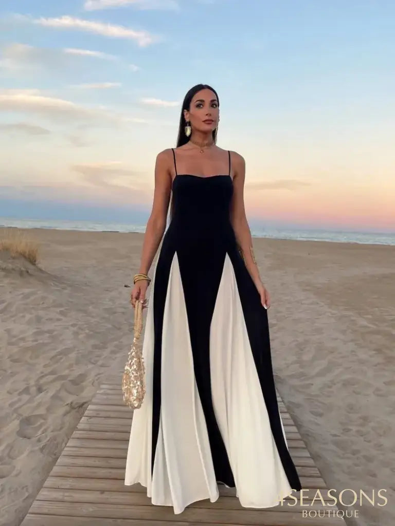 Vestido Luciana Bicolor / P