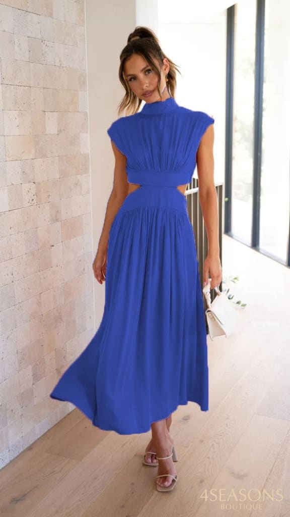 Vestido Midi Eloah Long-Blue / S
