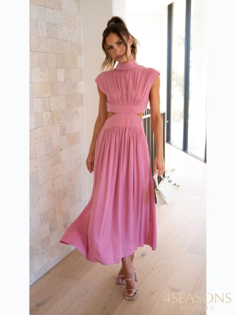 Vestido Midi Eloah Long-Pink / S