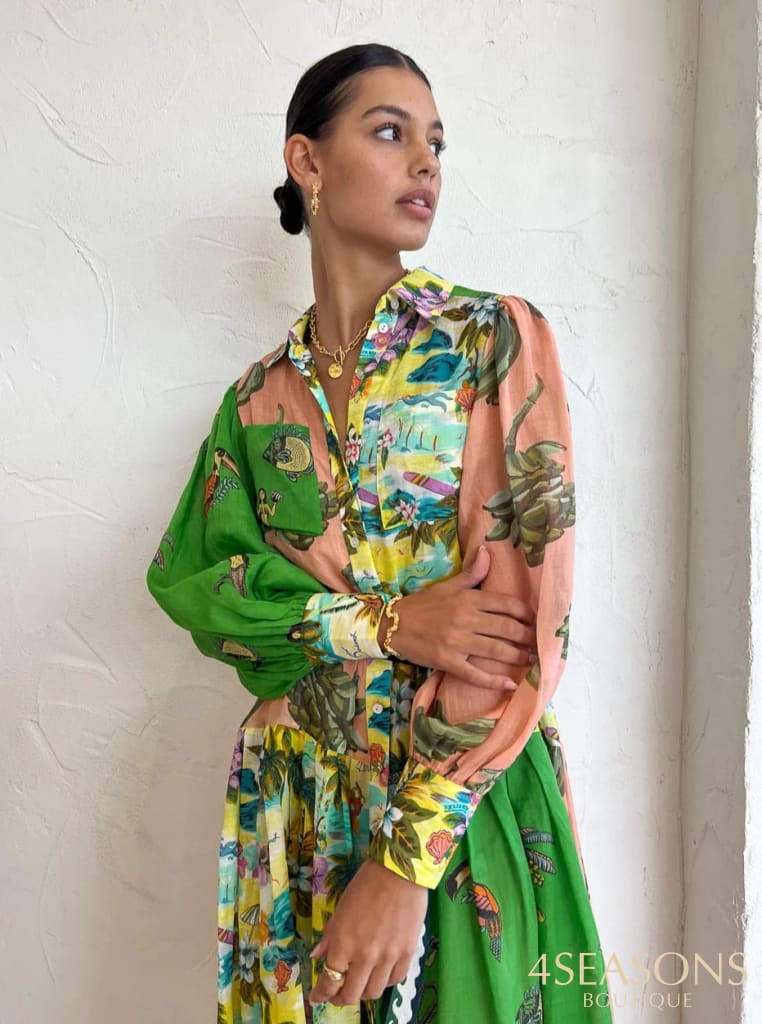 Vestido Midi Hanna Estampa 2 / P