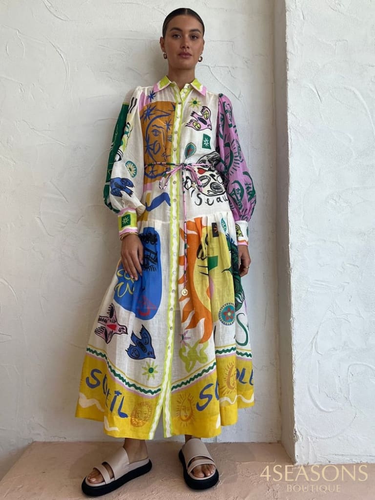 Vestido Midi Hanna Estampa 4 / P