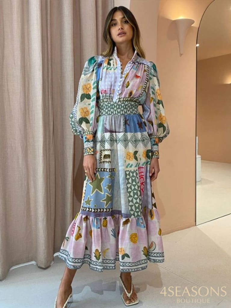 Vestido Midi Hanna Estampa 5 / P