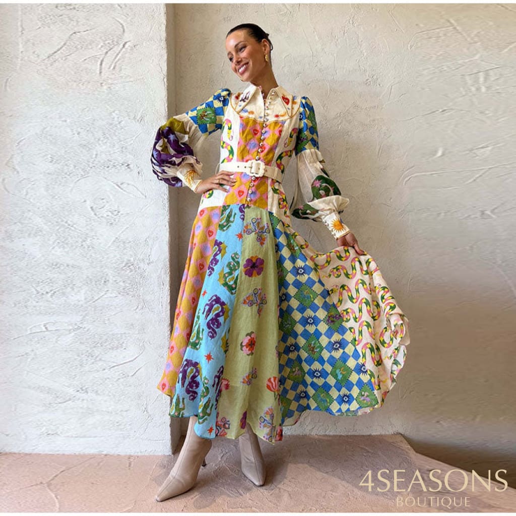 Vestido Midi Hanna Estampa 6 / P