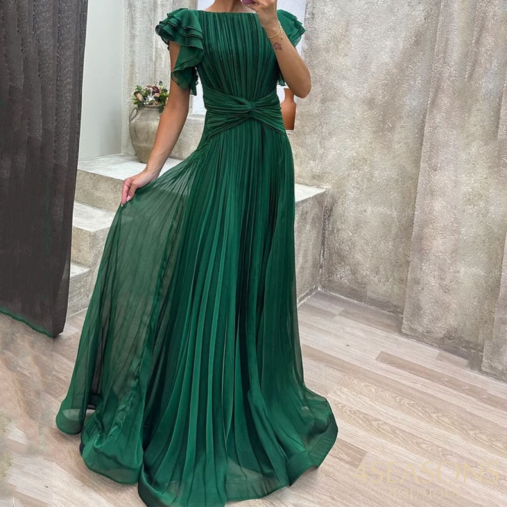 Vestido Salerno Longo Verde / P