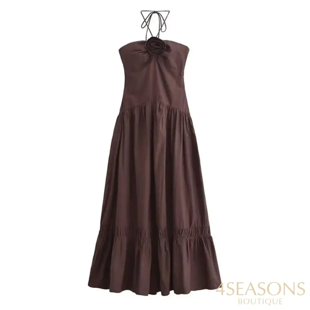 Vestido Salvador Marrom / Pp