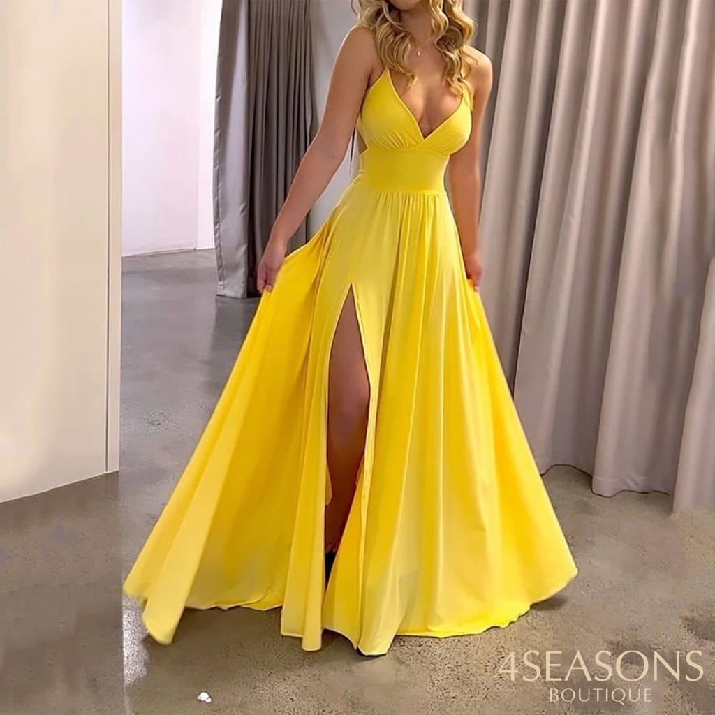 Vestido Taylor Amarelo / P