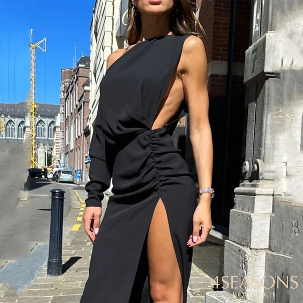 Vestido Vittorio Monocromático