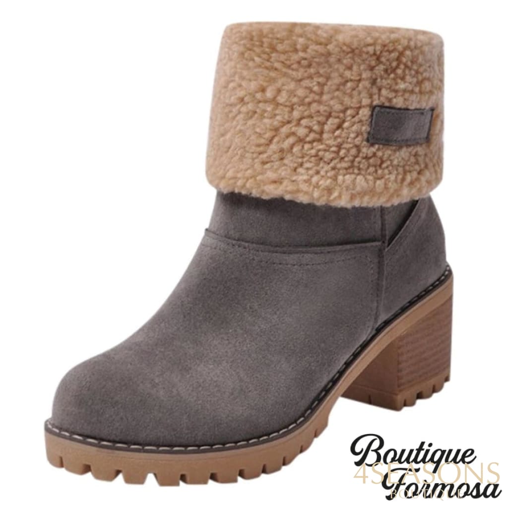 Bota Fleece Cinza / 33 200000998