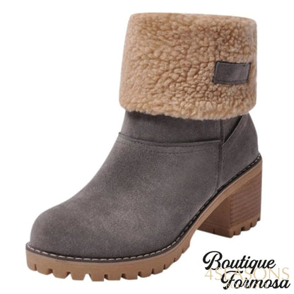 Bota Fleece Cinza / 33 200000998