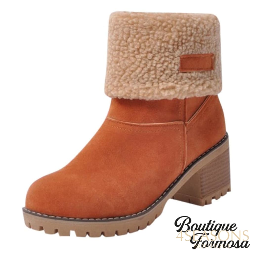 Bota Fleece Laranja / 33 200000998