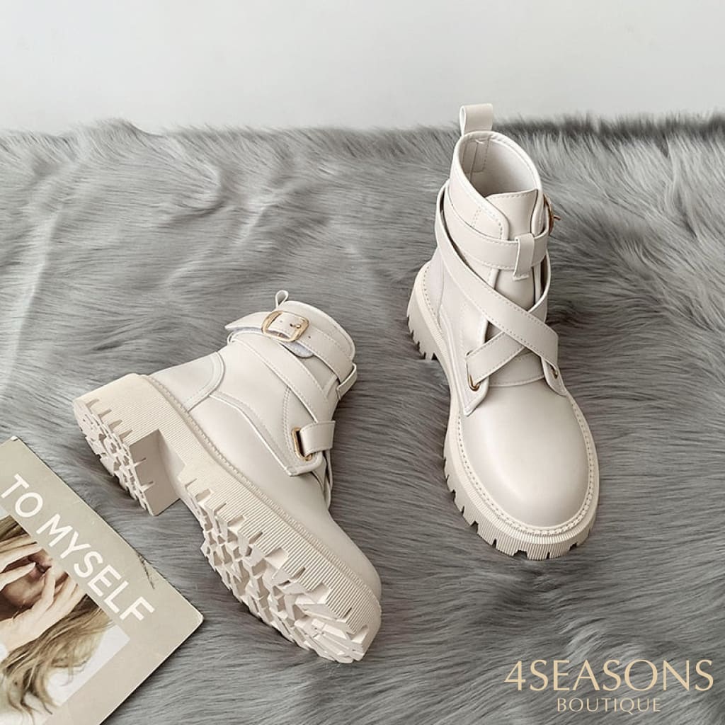 Bota Open Bege / 33