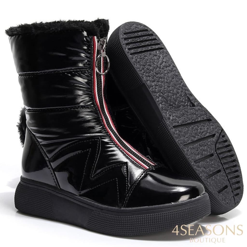 Bota Fluffy Preto / 34