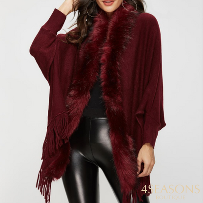 Cardigan Aberto Maia Vermelho / Tamanho Único 127898002
