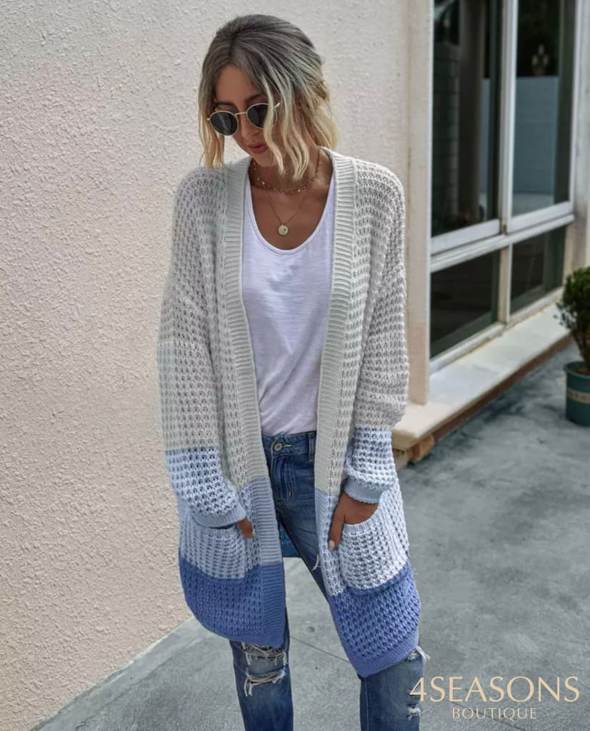 Cardigan Catalúnia Gelo Listrado / P