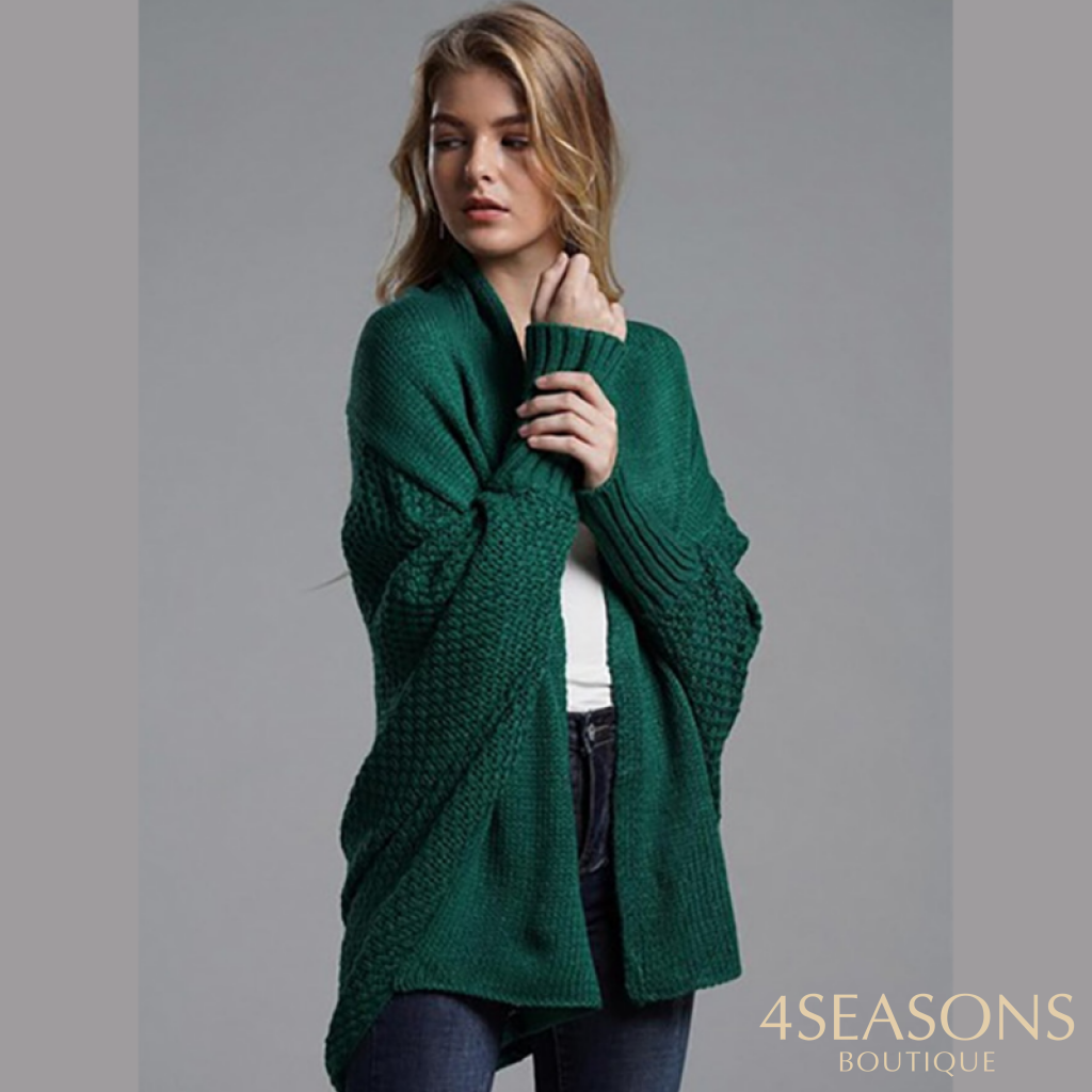 Cardigan Curto Vanda Verde / Único