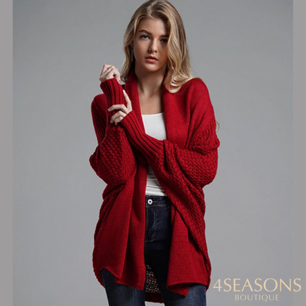 Cardigan Curto Vanda Vermelho / Único
