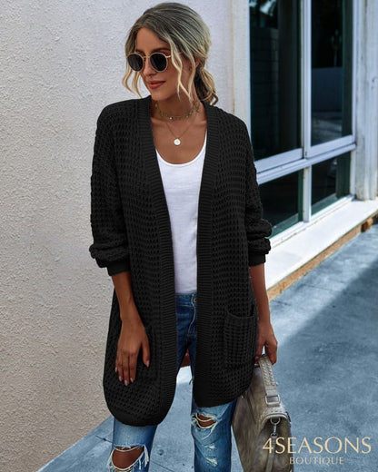 Cardigan Village Preto / P