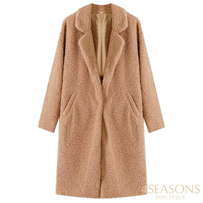 2022 Autumn Long Winter Coat Woman Faux Fur Women Warm Ladies Teddy Jacket Female Plush Outwear