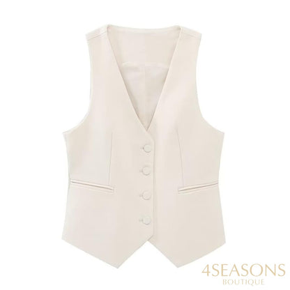 Conjunto 3 Peças Parisiense (Colete+Calça+Blazer) 1 Vest / Xs