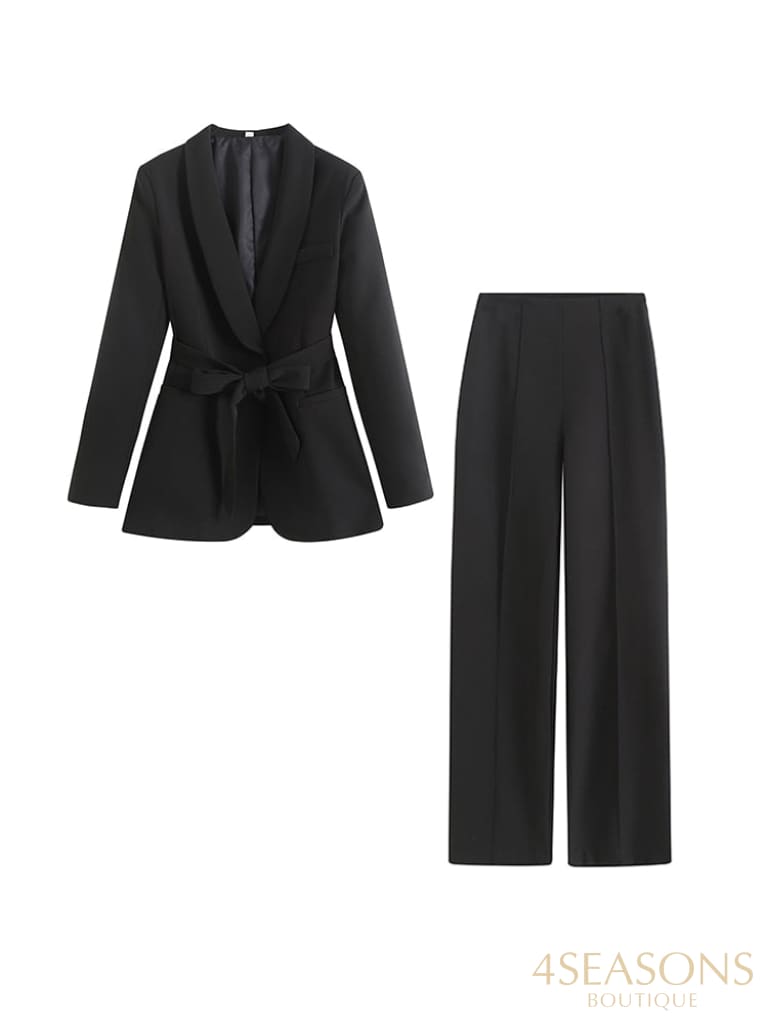Conjunto Alfaiataria Téssya Black-Set / Xs China