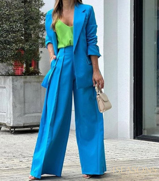 Conjunto Calça + Blazer Blue / S