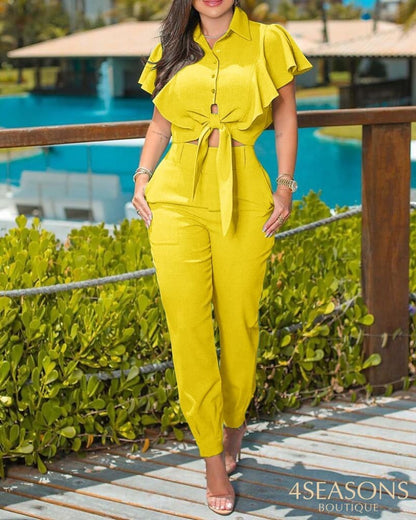 Conjunto Ella Amarelo / Pp 201530602