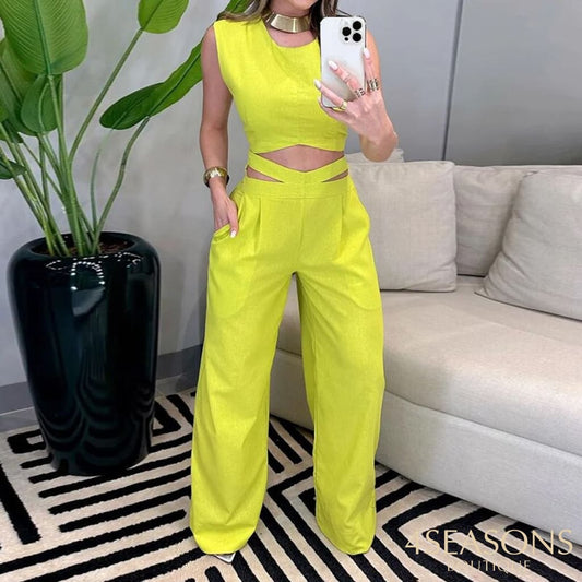 Conjunto Laura Amarelo / P