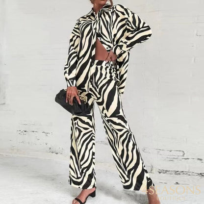 Women&#39;s Clothing Rompers Lapel Buttons Sexy Cardigan Shirt Long Sleeve Casual Loose Wide Legs