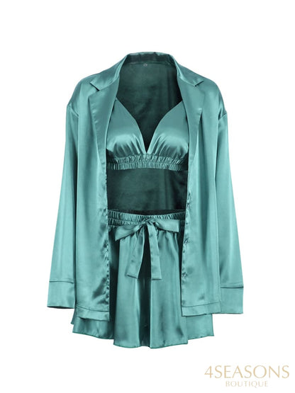 Conjunto Pijama Naomi Verde / P