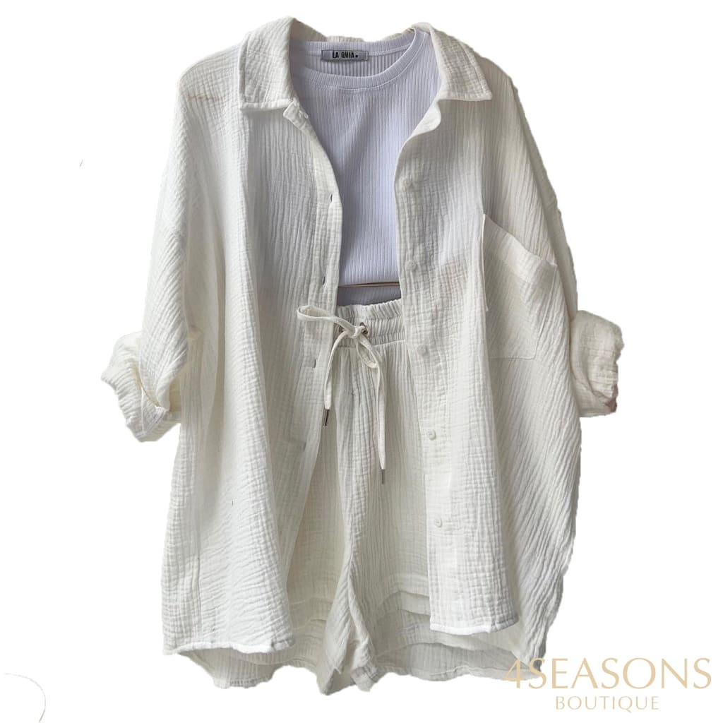 Conjunto Rihanna White / S