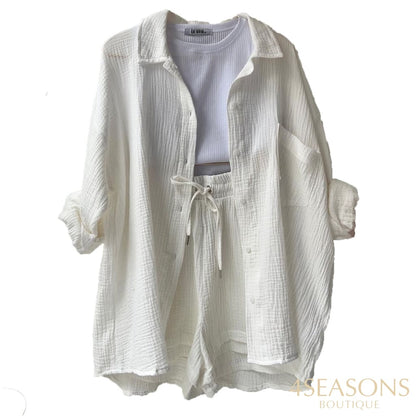 Conjunto Rihanna White / S