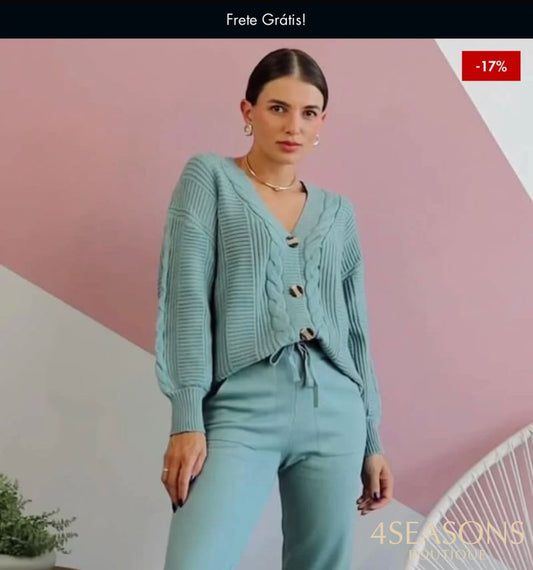 Conjunto Tricô Tânia