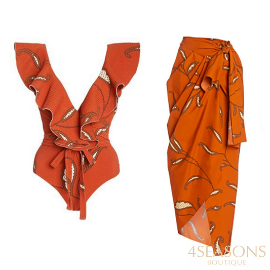 Maiô Egípcia + Pareô Grátis