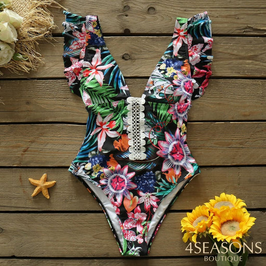 Maiô Gertrude Floral / P