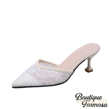 Mule Lace Branco / 33 200001004