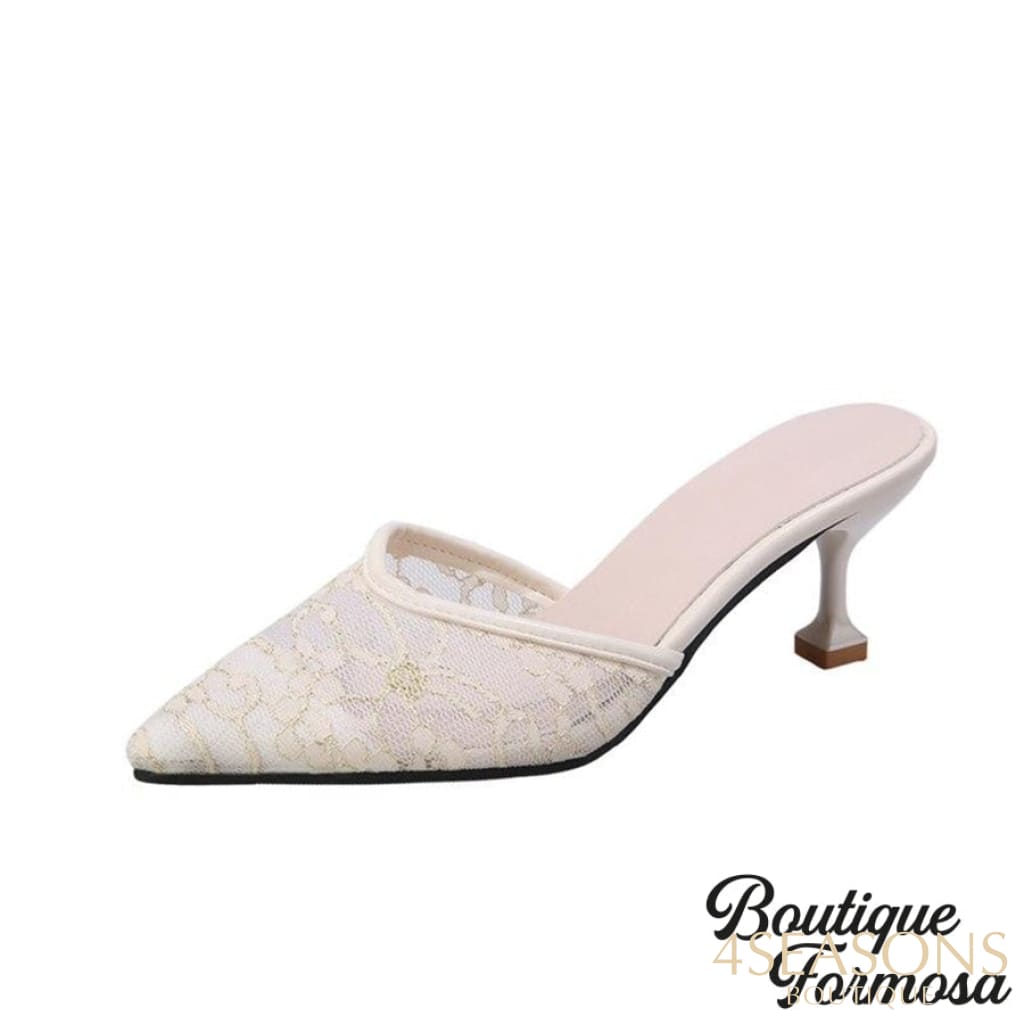 Mule Lace Creme / 33 200001004