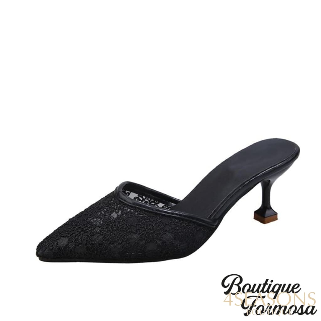 Mule Lace Preto / 33 200001004