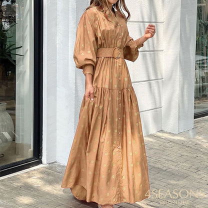 Vestido Argélia Khaki / P
