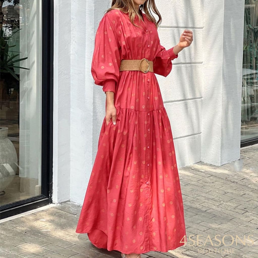 Vestido Argélia Rosa / P
